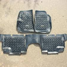 Jeep Wrangler Rubber Floor Mats Front Rear Black Rugged Quadratec Quadratec With Images Rubber Floor Mats Jeep Wrangler Rubber Flooring