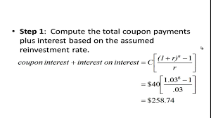 Despite the fact that the stock's price increased at different rates each year, its overall growth rate can be. Total Return On A Bond Youtube