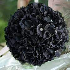 Check spelling or type a new query. 4 Pack 7 Black Silk Kissing Flower Hydrangea Balls Tableclothsfactory