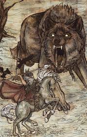 In Norse Mythology Fenrir Is A Monstrous Wolf In Both The Poetic Edda And Prose Edda Fenrir Is The Father Of The Wolve Norse Myth Mythology Norse Mythology