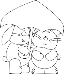 Black And White Umbrella Clipart Pin By Marina On Rozhdeniya White Bunnies Coloring Book Pages Coloring Books