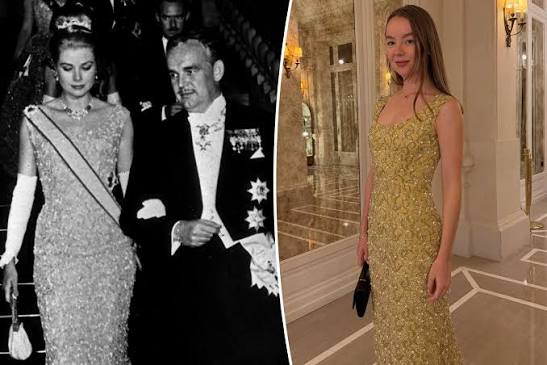 Princess Alexandra of Hanover re-wears grandmother Grace Kelly's Givenchy  gown six decades later