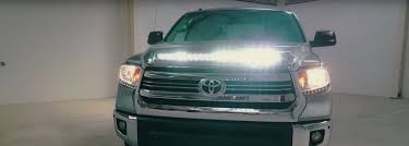Find great deals on ebay for toyota tundra led light bar. Install The Tundra Nsv Hood Grille Led Light Bar Knight Rider Better Automotive Lighting