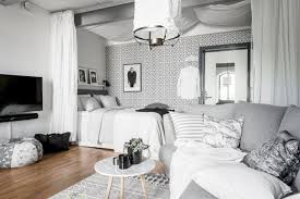 Room divider pinterest studio apartment. 50 Cozy Minimalist Studio Apartment Decor Ideas Roundecor Apartment Interior Apartment Layout Studio Apartment Decorating