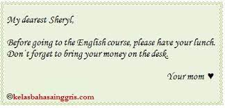 Contoh short message dalam bahasa inggris. Short Message 1 Kelasbahasainggris Com