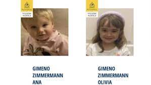 Ella defendía que tomás gimeno, su ex pareja, las había secuestrado y se había fugado con ellas a otro país. Interpol Publica Las Fotos De Anna Y Olivia Gimeno En Su Lista De Desaparecidos Mientras Prosigue La Busqueda En Tenerife