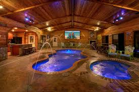 Mountain View Mansion Cabin In Gatlinburg Pool House Plans Indoor Pool House Mansions