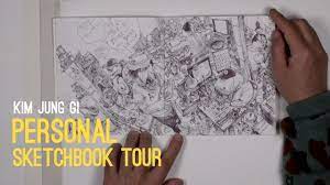 Kim Jung Gi - Personal Sketchbook Tour - YouTube