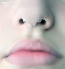 No Piercing Hidden Barbell 5mm Balls Fake Septum Barbell Nose Etsy Nose Piercing Septum Barbell Septum Nose Piercing