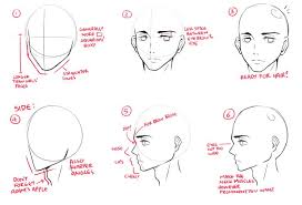 How to draw anime apple. First Off Let S See What Makes A Typical Anime Male Character S Face 1 The Face Is Generally Made Of Straighter Lines Guy Drawing Anime Nose Lips Drawing