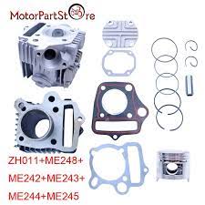 70cc Engine Cylinder Piston Rings Gasket Rebuild Kit For Honda Atc70 Crf70 Ct70 Trx70 Xr70 C70 S65 Motorcycle Dirt Bike Parts