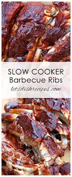 Slow Cooker Barbecue Ribs Recipe Slow Cooker Barbecue Ribs Slow Cooker Ribs Recipe Barbecue Ribs Recipe