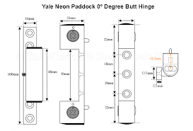 Steps for adjusting a upvc door flag hinge: Yale Upvc Door Butt Hinge Neon Paddock Jcp Hardware