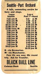 Schedule information for mbta ferry routes operating in massachusetts bay, including downloadable pdfs. Washington State Ferries On Twitter Looking For A Little Quarantine Entertainment Here S A Peak Into The Wsf Archives Check Out This Vintage 1935 Ferry Schedule Sent To Us By A Long Time