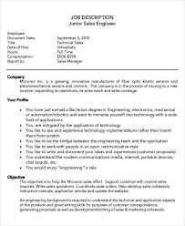 10 Sales Engineer Job Description Templates Pdf Doc Free Premium Templates