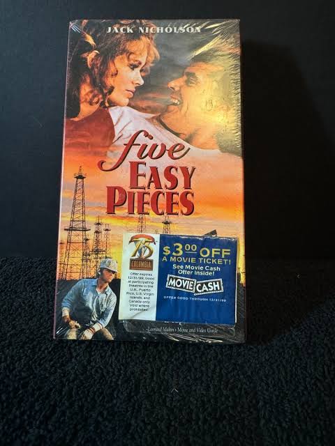 Five Easy Pieces (VHS, 1993) for sale online | eBay