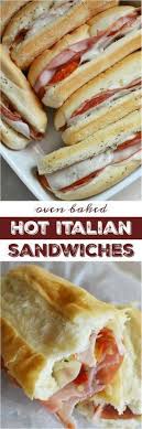 Sandwichs Italiens Chauds Cuits Au Four Sous Sandwichs Au Fromage Et A La Viande Parfaits Pour Recettes De Cuisine Nourriture Cuisine Et Boissons