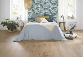 Tile floor for open kitchen and wooden floor for dining area. What Is The Best Flooring For Bedrooms Tarkett Tarkett