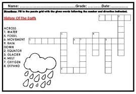 With counting crosswords, holiday crosswords, and farm animal crosswords to choose from, your young student will never run out of puzzles to solve. 10 Earth Science Crossword Puzzles Kindergarten No Prep Sub Plan