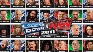 This pack contains the playable characters british bulldog, lex luger, . Roster Wwe Smackdown Vs Raw 2011 Raw Smackdown Legends Dlc