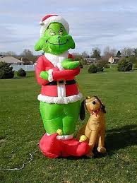 Inflatable grinch 7 feet christmas decoration for outdoor grinch blow up family. Gemmy Airblown Inflatable Blow Up Grinch Christmas Grinch Christmas Grinch Whoville Christmas