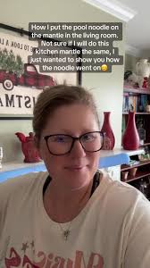 How I put the pool noodle  on.#poolnoodle#christmasfiremantle#christmasdecoratingideas#fyp