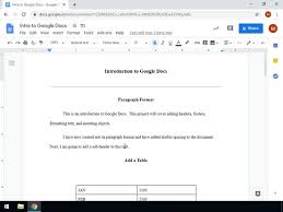 Google docs brings your documents to life with smart editing and styling tools to help you format text and paragraphs easily. Introduction To Google Docs