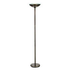 Artiva Saturn 71 In Brushed Black Steel Led Floor Lamp With Dimmer Led9485bsn The Home Depot In 2020 Led Floor Lamp Floor Lamp Lamp