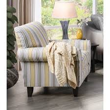 Kirkland's has an accent chair for any space whether it's for the living room or the bedroom. Furniture Of America Kayley Chenille Accent Chair In Patterned Yellow Walmart Com Walmart Com