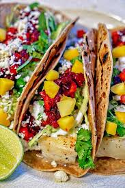 Each post also adds a little background about the history of the recipe and the region of the country where it originated. Tacos De Pescado A La Parrilla Con Salsa De Frutas