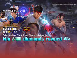2.2 earn a reward for battles and missions completed; Celebrate Free Fire X Street Fighter V Collaboration With Memu Win 2400 Diamonds Reward Memu Blog