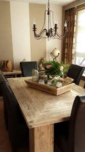 steigerhouten tafel en dienblad dining table rustic dining rustic dining table