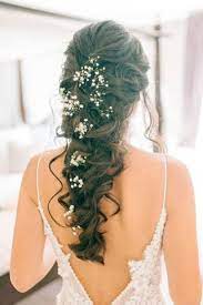 The Top Trending Bridal Hair Accessories On Pinterest Popular Wedding Hair Accessories Unique Wedding Hairstyles Hair Styles Wedding Curls