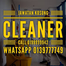 Cuba cari jawatan kosong / kerja kosong singapore. Jawatan Kosong Cleaner Di Sepang Jobs Full Time Cleaning Housekeeping On Carousell