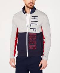 Tommy Hilfiger Men S Big Tall James Full Zip Sweatshirt Gray 4xb Tommy Hilfiger Sweatshirt Tommy Hilfiger Man Mens Sweatshirts