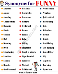 Funny Synonym 49 Synonyms For Funny Esl Forums Essay Writing Skills English Writing Skills Writing Words