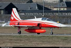 With a fuselage 118 in. F5 Patrouille Swiss