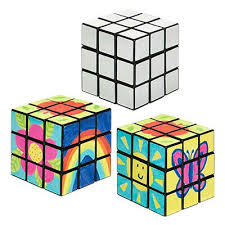Are you one of the lucky few that can solve it? Pack Of 2 Craft Project Blank Paint Your Own 3x3 Puzzle Cube Skill Twist Squares 5051174083615 Ebay