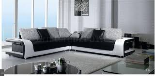 Make sure to also check out our leather corner sofas or modular fabric sofas. B333 Black White Leather And Fabric Sectional Sofa
