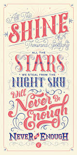 Greatest show poster by risa rodil. Laura Scribbles Lettering Design Illustration Never Enough Part One