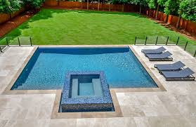 Modified Rectangular Swimming Pool Pictures Blue Haven Pools In 2020 Pool Picture Rectangle Pool Pool