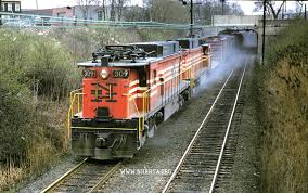 Ef 3 309 And 300 Appear To Be Putting The Brake Shoes To Hard Work Photographer Date And Location Unknown Not Vintage Train Railroad Art Railroad Pictures