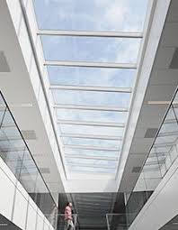 Velux Modulares Oberlichtsystem Lichtband Atrium Sheddach Velux Lichtband Glasdach Oberlicht