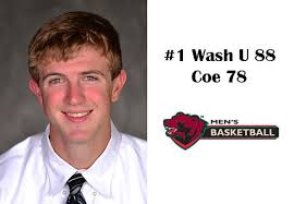 No. 1 Men's Hoops Gets Past Coe 88-78 For 16th-Straight Road Win