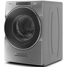 Whirlpool 27 In. 4.5 Cu. Ft. Stackable Front Load Washer With Quick Wash  Cycle, Sanitize & Steam Wash Cycle - Chrome Shadow | P.C. Richard & Son