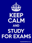 Keep Calm and Study Efficiently! Exam Preparation NCUK
