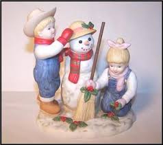 Denim Days Homco Details About Homco Home Interiors Denim Days Holiday Time Snowman House Interior Santa Figurines Snowman Figurine