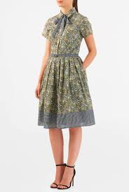 A Line Dresses Below Knee Length Dresses Casual Event Dresses Collared Dresses Cotton Cambric Dresses Feminine Dresses Flared Skirt Dr Weekend Dresses Shirt Dress Flattering Dresses