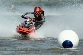 Great for practicing your balance and coordination, jet skis can help develop your leg muscles. Jetski Wiktionary