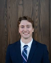 Introducing our 24-25' Executive Team. From left to the right, we have Jake  Elliot: Vice President of Education Jaden Scamehorn: Vice President of  Recruitment Brett Hall: Vice President of Risk Management Thomas